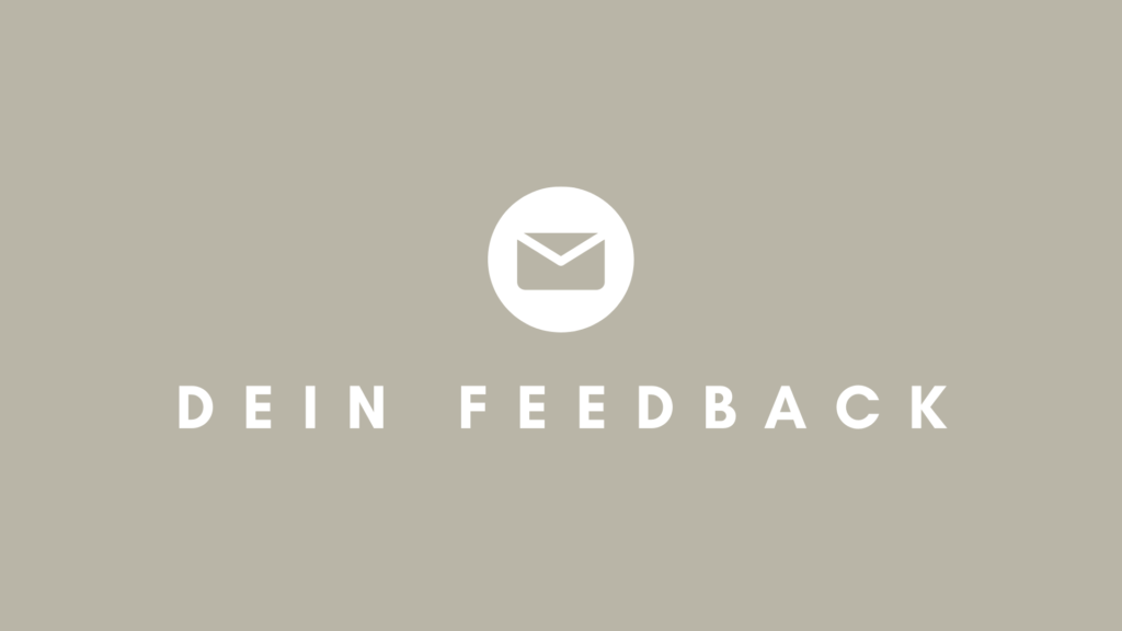 Dein Feedback